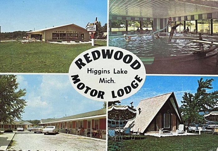 Great Escape Motor Lodge (Redwoood Motor Lodge) - Vintage Postcard